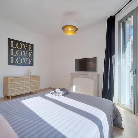 Superb Flat With 2 Bedrooms Near Palais Croisette 3p2 * 戛纳